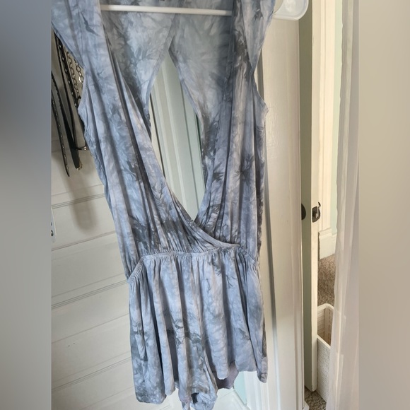 Tobi Other - Low back and chest tie die romper
